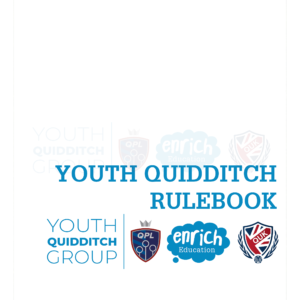 Front cover of the Youth Quidditch rule book